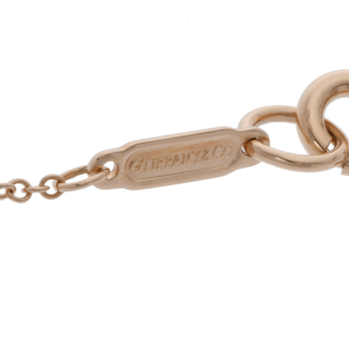 ティファニー ミニアトラス オープン ペンダント レディース K18ピンク