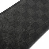 LOUIS VUITTON ルイヴィトン ダミエグラフィット ジッピーウォレット ヴェルティカル ブラック/グレー N63095 メンズ ダミエグラフィットキャンバス 長財布 Bランク 中古 銀蔵