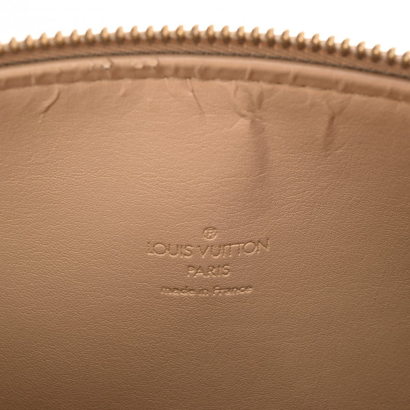 LOUIS VUITTON ルイヴィトン ヴェルニ ベッドフォード ベージュ M91006 レディース モノグラムヴェルニ ハンドバッグ Cランク 中古 銀蔵