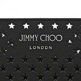 JIMMY CHOO ジミーチュウ スターパンチング ブラック レディース レザー ハンドバッグ Aランク 中古 銀蔵