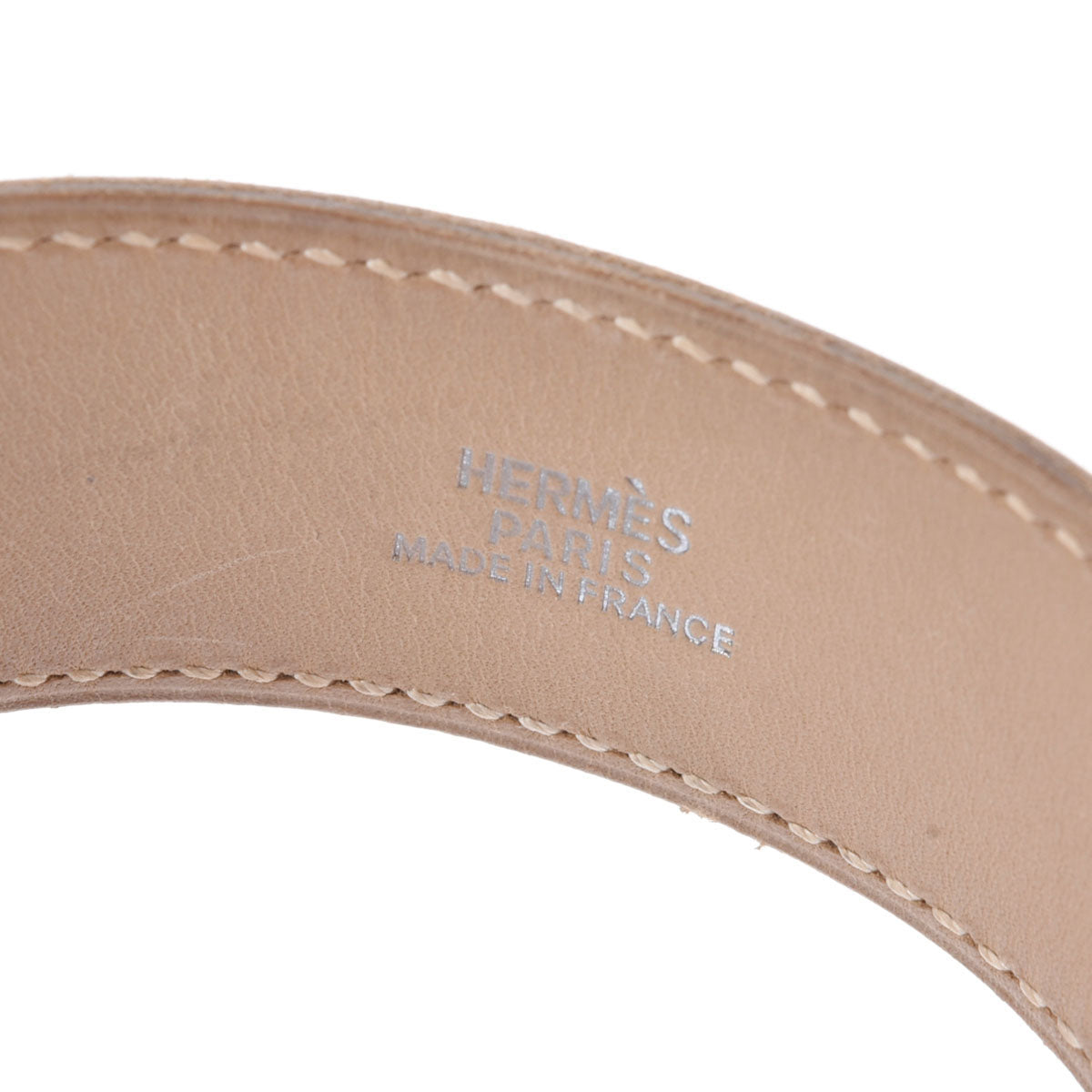 エルメスセリエ ベージュ ユニセックス レザー ブレスレット HERMES