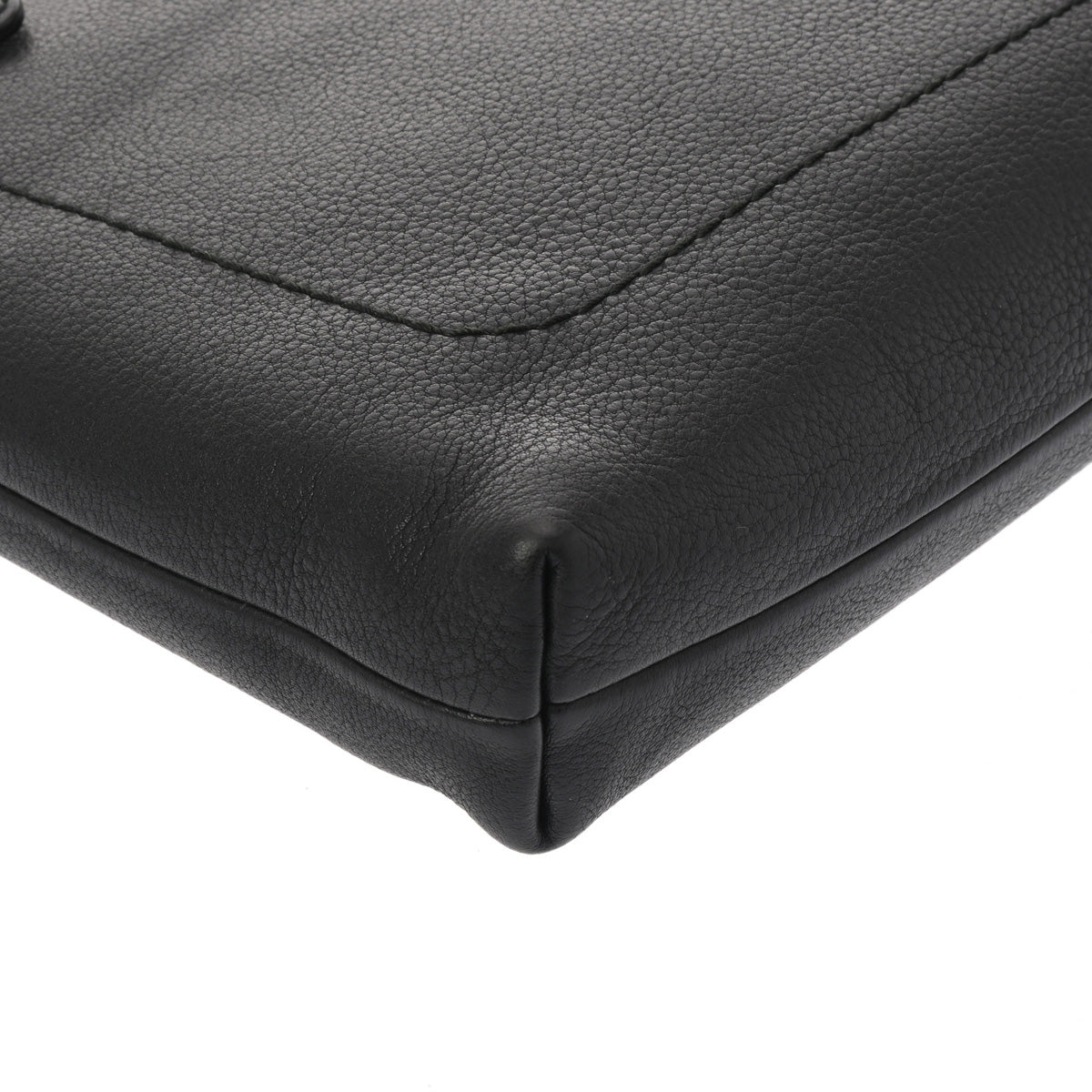 バリー ブラック ユニセックス レザー ショルダーバッグ BALLY 中古