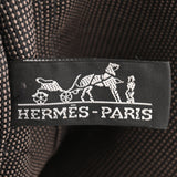 HERMES エルメス エールライン GM 旧型 グレー ユニセックス キャンバス トートバッグ Bランク 中古 銀蔵