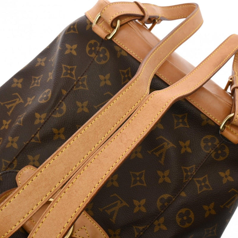 LOUIS VUITTON ルイヴィトン モノグラム モンスリ MM ブラウン M51136 レディース モノグラムキャンバス リュック・デイパック Bランク 中古 銀蔵