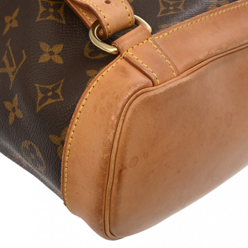 LOUIS VUITTON ルイヴィトン モノグラム モンスリ MM ブラウン M51136 レディース モノグラムキャンバス リュック・デイパック Bランク 中古 銀蔵