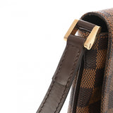 LOUIS VUITTON ルイヴィトン ダミエ ミュゼットタンゴ ロング ブラウン N51301 ユニセックス ダミエキャンバス ショルダーバッグ ABランク 中古 銀蔵