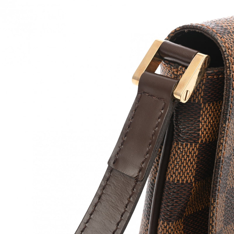 LOUIS VUITTON ルイヴィトン ダミエ ミュゼットタンゴ ロング ブラウン N51301 ユニセックス ダミエキャンバス ショルダーバッグ ABランク 中古 銀蔵