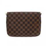 LOUIS VUITTON ルイヴィトン ダミエ ミュゼットタンゴ ロング ブラウン N51301 ユニセックス ダミエキャンバス ショルダーバッグ ABランク 中古 銀蔵