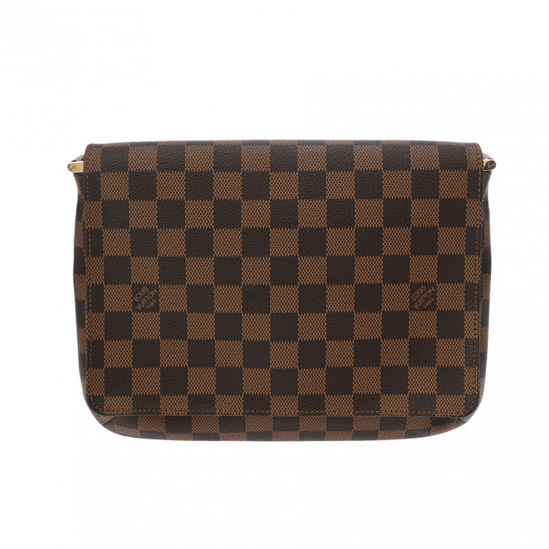 LOUIS VUITTON ルイヴィトン ダミエ ミュゼットタンゴ ロング ブラウン N51301 ユニセックス ダミエキャンバス ショルダーバッグ ABランク 中古 銀蔵