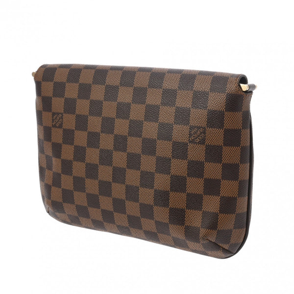 LOUIS VUITTON ルイヴィトン ダミエ ミュゼットタンゴ ロング ブラウン N51301 ユニセックス ダミエキャンバス ショルダーバッグ ABランク 中古 銀蔵