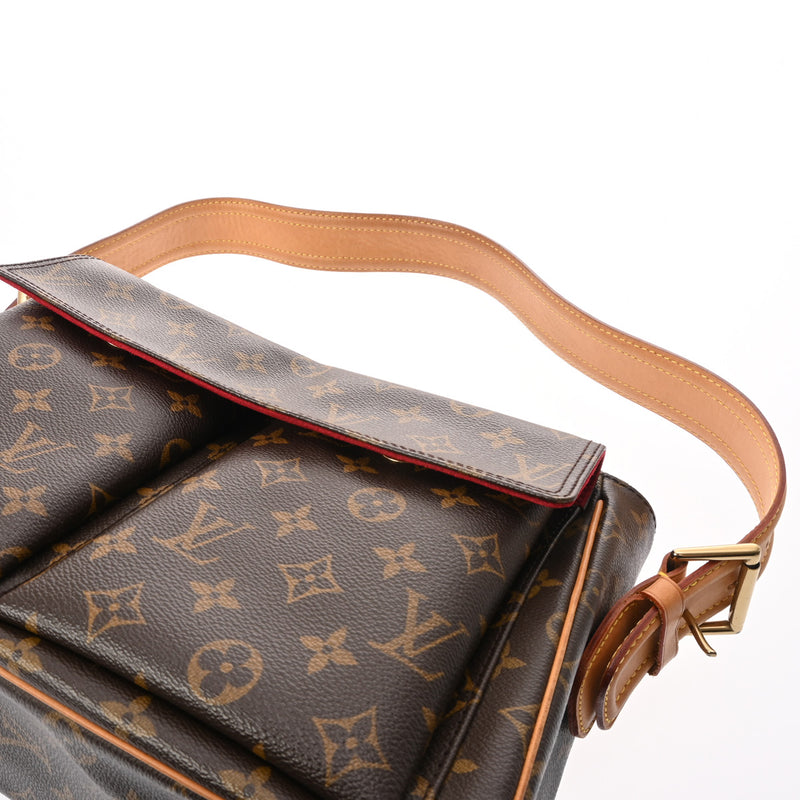 LOUIS VUITTON ルイヴィトン モノグラム ヴィバシテ GM ブラウン M51163 レディース モノグラムキャンバス ショルダーバッグ Bランク 中古 銀蔵
