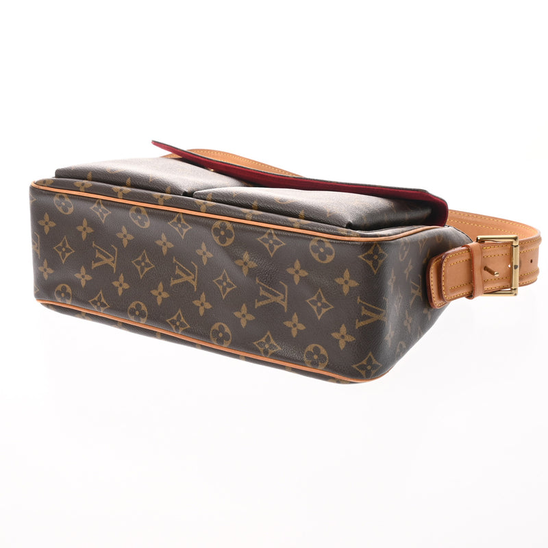 LOUIS VUITTON ルイヴィトン モノグラム ヴィバシテ GM ブラウン M51163 レディース モノグラムキャンバス ショルダーバッグ Bランク 中古 銀蔵