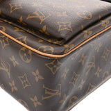 LOUIS VUITTON ルイヴィトン モノグラム ヴィバシテ GM ブラウン M51163 レディース モノグラムキャンバス ショルダーバッグ Bランク 中古 銀蔵
