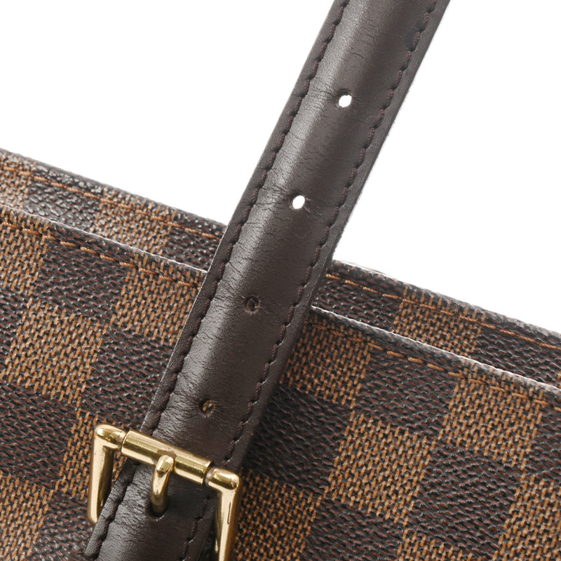 LOUIS VUITTON ルイヴィトン ダミエ チェルシー ブラウン N51119 レディース ダミエキャンバス トートバッグ Bランク 中古 銀蔵