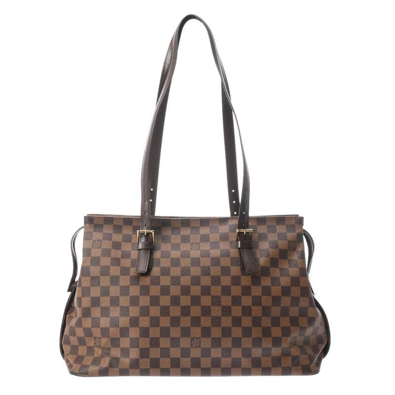 LOUIS VUITTON ルイヴィトン ダミエ チェルシー ブラウン N51119 レディース ダミエキャンバス トートバッグ Bランク 中古 銀蔵