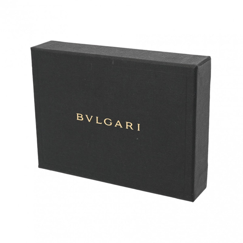 BVLGARI ブルガリ コレツィオーネ 6連キーケース ブラック 32436 ユニセックス レザー型押し キーケース Aランク 中古 銀蔵