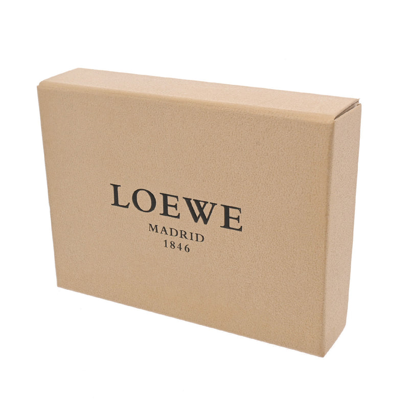 LOEWE ロエベ レザー型押し ブロンズ レディース レザー ポーチ 新同 中古 銀蔵