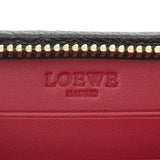 LOEWE ロエベ アマソナ レザー型押し ブラック レディース レザー コインケース 新同 中古 銀蔵