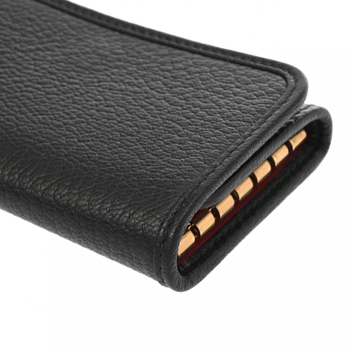 【美品】LOEWE ロエベ 6連 キーケース アマソナ アナグラム レザー ロエベアマソナ 6連キーケース ブラック ユニセックス キー