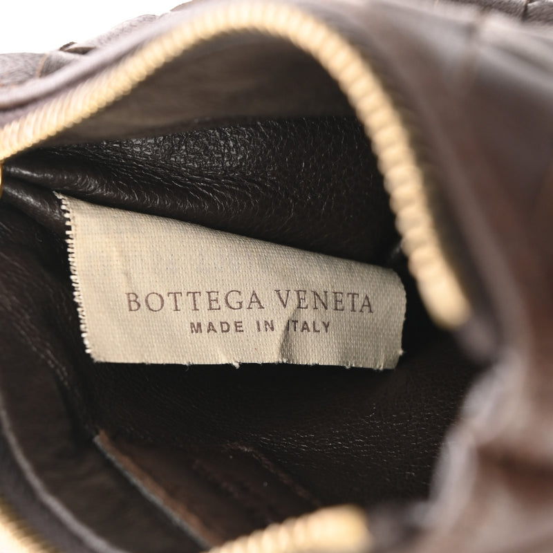 BOTTEGAVENETA ボッテガヴェネタ イントレチャート ブラウン 185859.V0010.2040 ユニセックス レザー コインケース ABランク 中古 銀蔵