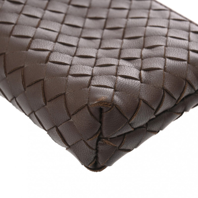 BOTTEGAVENETA ボッテガヴェネタ イントレチャート ブラウン 185859.V0010.2040 ユニセックス レザー コインケース ABランク 中古 銀蔵