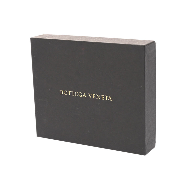 BOTTEGAVENETA ボッテガヴェネタ イントレチャート ラウンドファスナー ブラック ユニセックス レザー コインケース Bランク 中古 銀蔵