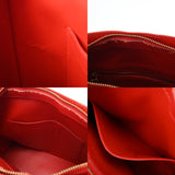 LOUIS VUITTON ルイヴィトン モノグラムヴェルニ ヒューストン トートバッグ ルージュ M91092 レディース モノグラムヴェルニ ハンドバッグ Bランク 中古 銀蔵