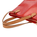 LOUIS VUITTON ルイヴィトン モノグラムヴェルニ ヒューストン トートバッグ ルージュ M91092 レディース モノグラムヴェルニ ハンドバッグ Bランク 中古 銀蔵