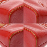 LOUIS VUITTON ルイヴィトン モノグラムヴェルニ ヒューストン トートバッグ ルージュ M91092 レディース モノグラムヴェルニ ハンドバッグ Bランク 中古 銀蔵