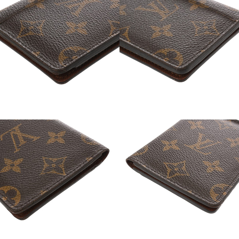 LOUIS VUITTON ルイヴィトン モノグラム ポルトカルトパスヴェルティカル ブラウン M66541 ユニセックス モノグラムキャンバス カードケース Bランク 中古 銀蔵