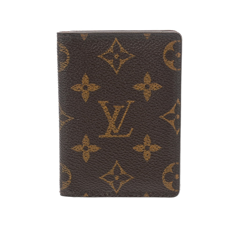 LOUIS VUITTON ルイヴィトン モノグラム ポルトカルトパスヴェルティカル ブラウン M66541 ユニセックス モノグラムキャンバス カードケース Bランク 中古 銀蔵