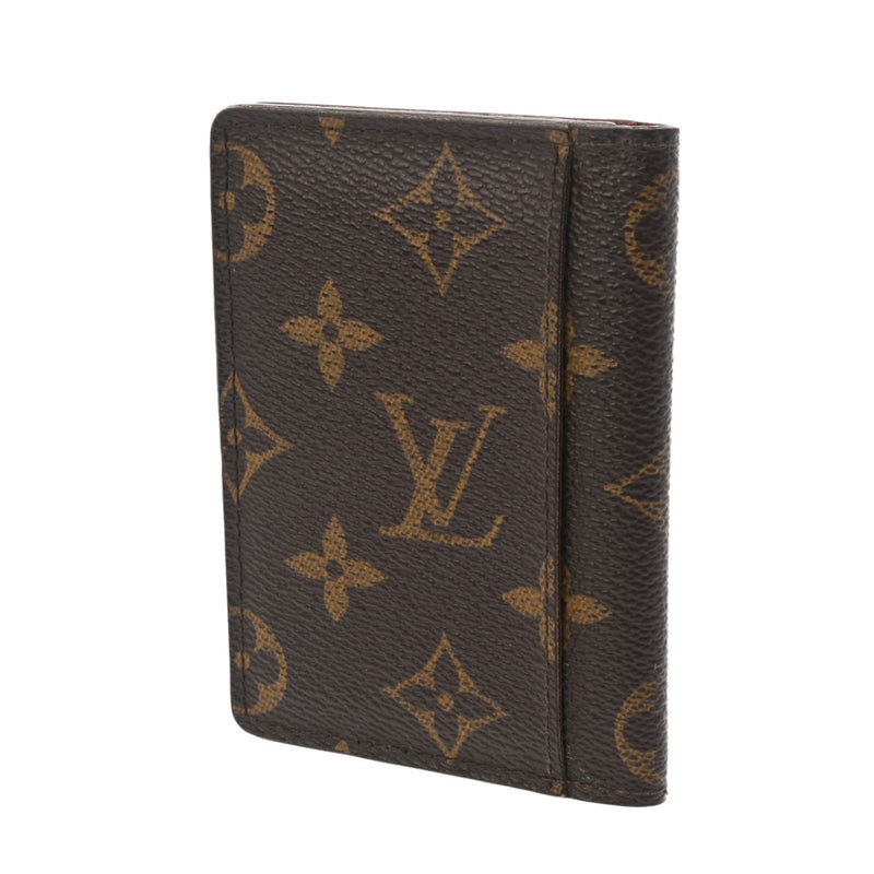 LOUIS VUITTON ルイヴィトン モノグラム ポルトカルトパスヴェルティカル ブラウン M66541 ユニセックス モノグラムキャンバス カードケース Bランク 中古 銀蔵