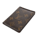 LOUIS VUITTON ルイヴィトン モノグラム ポルトカルトパスヴェルティカル ブラウン M66541 ユニセックス モノグラムキャンバス カードケース Bランク 中古 銀蔵