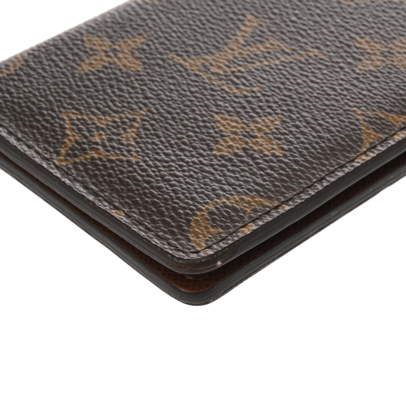 LOUIS VUITTON ルイヴィトン モノグラム ポルトカルトパスヴェルティカル ブラウン M66541 ユニセックス モノグラムキャンバス カードケース Bランク 中古 銀蔵
