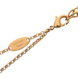 LOUIS VUITTON ルイヴィトン レディLV  ゴールド M01845 レディース GP ラインストーン ネックレス Aランク 中古 銀蔵
