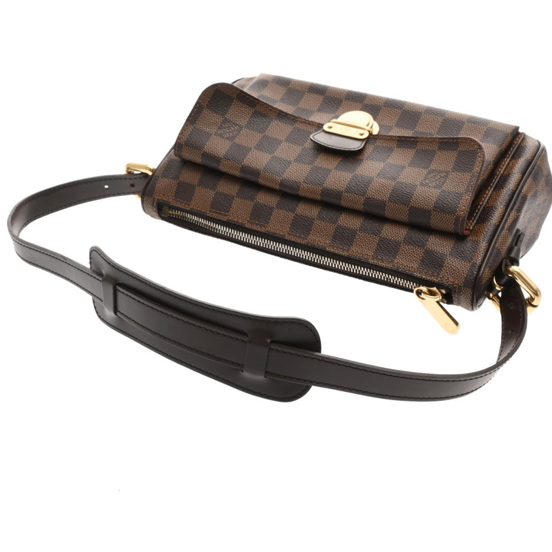 LOUIS VUITTON ルイヴィトン ダミエ ラヴェッロ GM ブラウン N60006 レディース ダミエキャンバス ショルダーバッグ Bランク 中古 銀蔵
