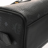 MCM エムシーエム スモール ボストンバッグ ベージュ ゴールド金具 レディース ポリウレタン ボストンバッグ Aランク 中古 銀蔵