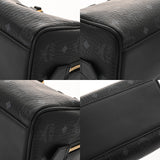 MCM エムシーエム スモール ボストンバッグ ベージュ ゴールド金具 レディース ポリウレタン ボストンバッグ Aランク 中古 銀蔵