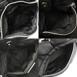 PRADA プラダ ボンバー 2WAYバッグ ブラック シルバー金具 レディース ナイロン ハンドバッグ Aランク 中古 銀蔵