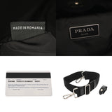 PRADA プラダ ボンバー 2WAYバッグ ブラック シルバー金具 レディース ナイロン ハンドバッグ Aランク 中古 銀蔵