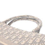 CHRISTIAN DIOR クリスチャンディオール ブックトート ミディアム グレー レディース キャンバス ハンドバッグ 未使用 銀蔵