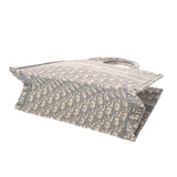 CHRISTIAN DIOR クリスチャンディオール ブックトート ミディアム グレー レディース キャンバス ハンドバッグ 未使用 銀蔵