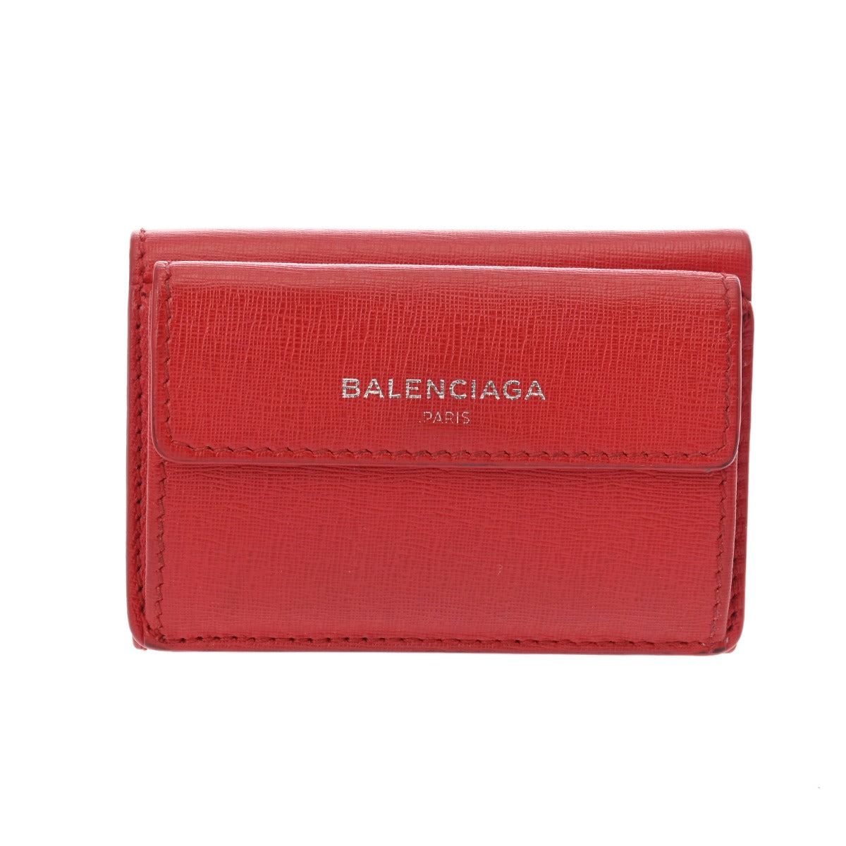 BALENCIAGA バレンシアガ 財布 三つ折り ブリックレッド 593813