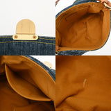 LOUIS VUITTON ルイヴィトン モノグラムデニム ミニプリーティ 青 M95050 レディース デニム レザー ハンドバッグ Bランク 中古 銀蔵