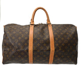 LOUIS VUITTON ルイヴィトン モノグラム キーポルバンドリエール 50 ブラウン M41416 レディース モノグラムキャンバス ボストンバッグ Bランク 中古 銀蔵