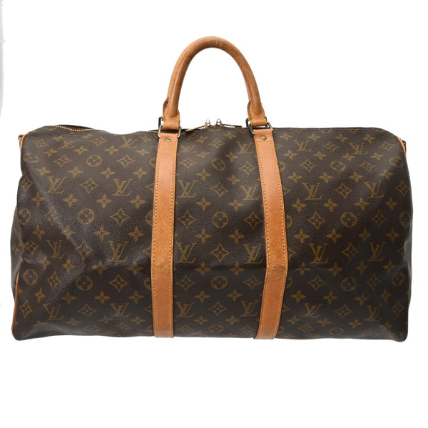 LOUIS VUITTON ルイヴィトン モノグラム キーポルバンドリエール 50 ブラウン M41416 レディース モノグラムキャンバス ボストンバッグ Bランク 中古 銀蔵