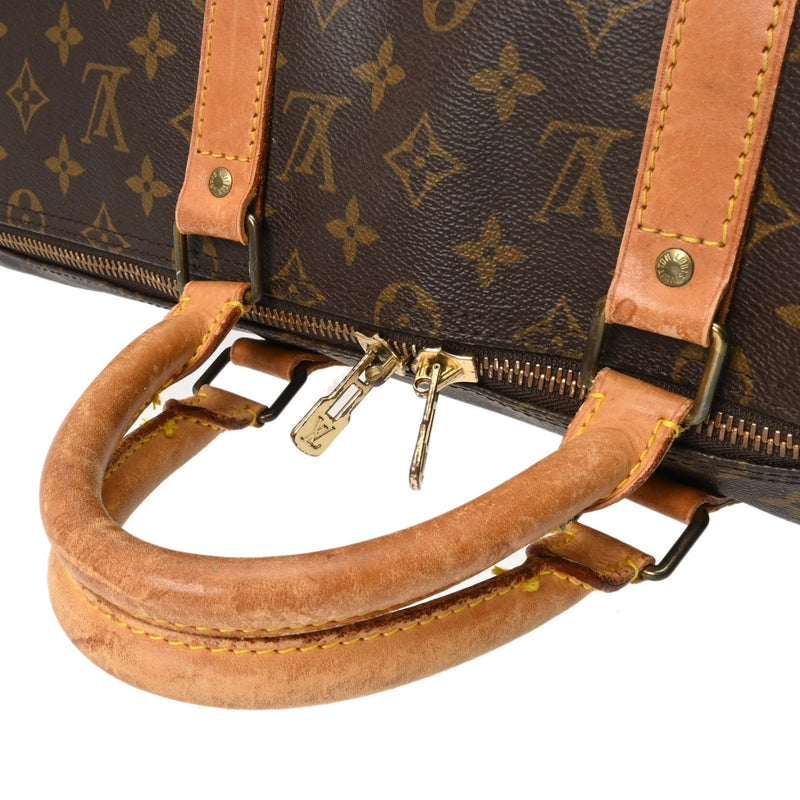 LOUIS VUITTON ルイヴィトン モノグラム キーポルバンドリエール 50 ブラウン M41416 レディース モノグラムキャンバス ボストンバッグ Bランク 中古 銀蔵
