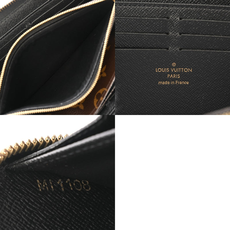 LOUIS VUITTON ルイヴィトン モノグラム ジッピーウォレット レティーロ ノワール M61855 レディース モノグラムキャンバス 長財布 ABランク 中古 銀蔵