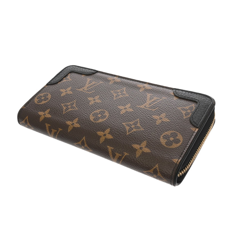 LOUIS VUITTON ルイヴィトン モノグラム ジッピーウォレット レティーロ ノワール M61855 レディース モノグラムキャンバス 長財布 ABランク 中古 銀蔵