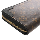 LOUIS VUITTON ルイヴィトン モノグラム ジッピーウォレット レティーロ ノワール M61855 レディース モノグラムキャンバス 長財布 ABランク 中古 銀蔵